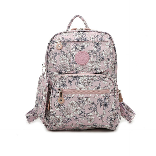 D-306 Backpack with Pockets - Spring Flowers
