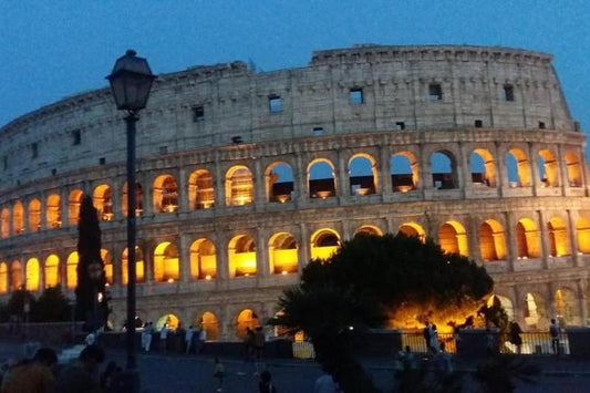 Colosseum by night with Underground Access, Arena Floor (Skip the Line)