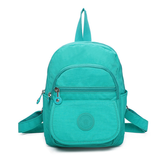 D061 Small Multiple Zip Backpack